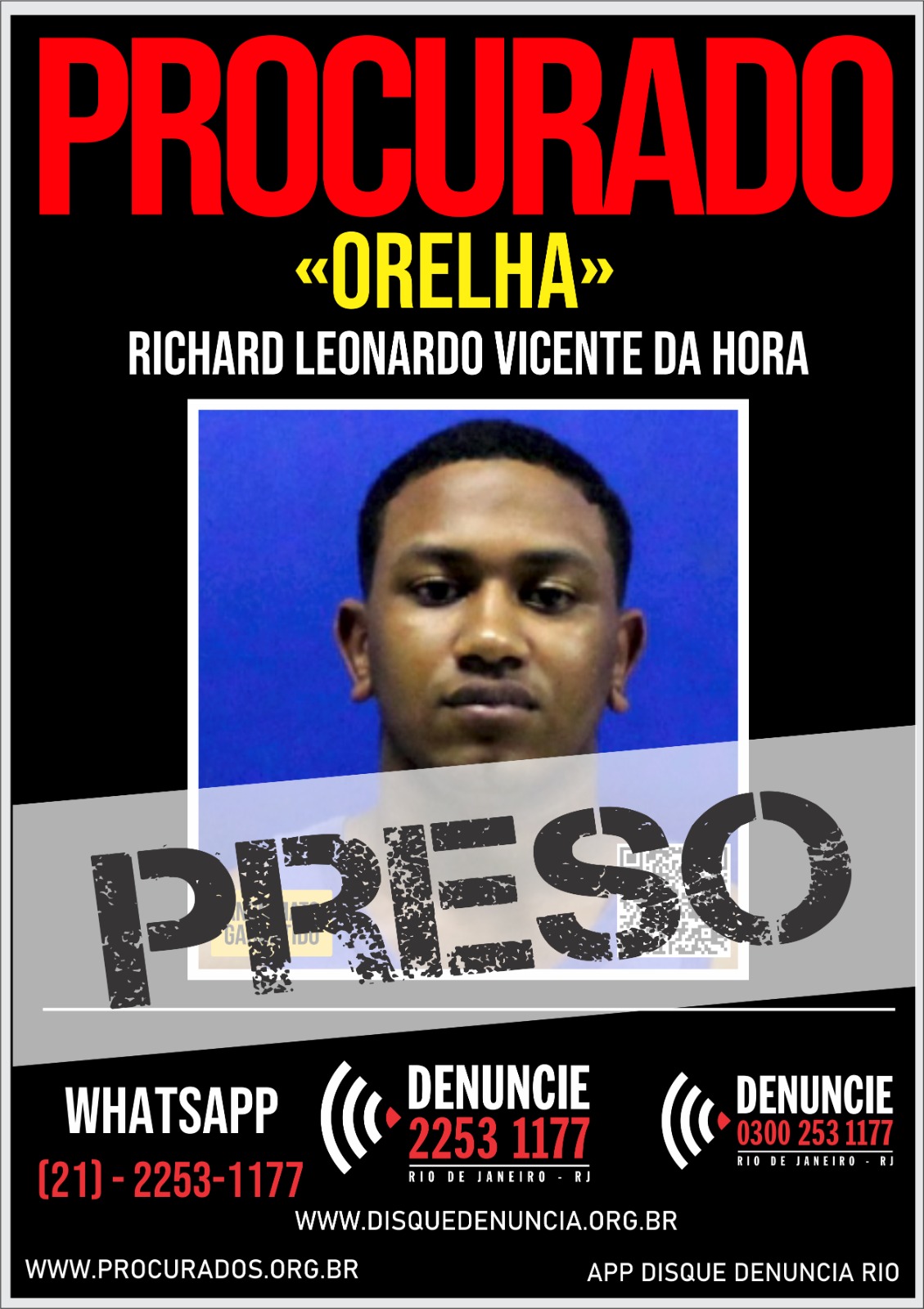 PMs do 23º BPM prenderam evadido do sistema penitenciário em São Conrado, Zona Sul do Rio